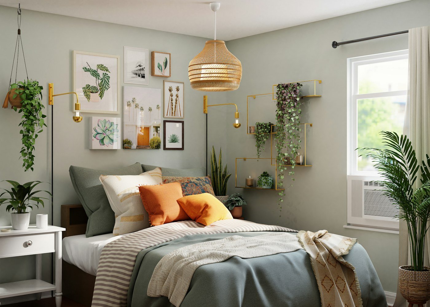 Modern bedroom concept