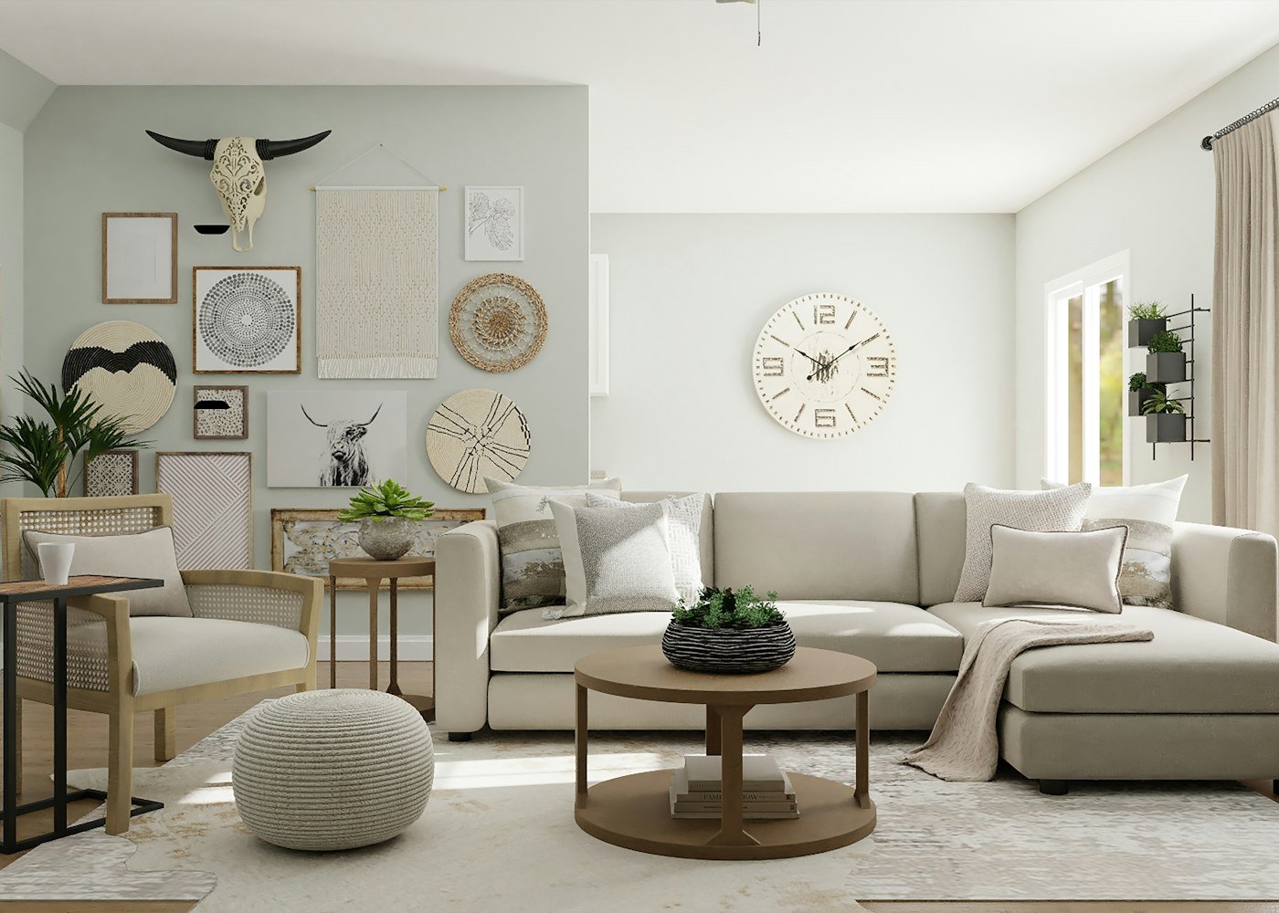 Contemporary living room concept